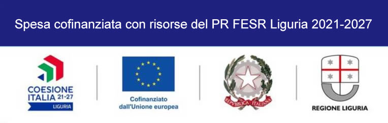 Spesa cofinanziata con risorse del PR FESR Liguria 2021-2027